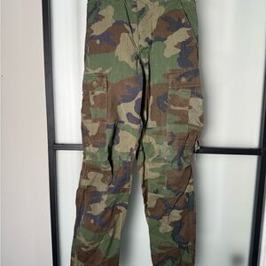Vintage military Camouflage Cargo Pants